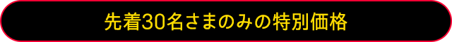 先着30名さまのみの特別価格