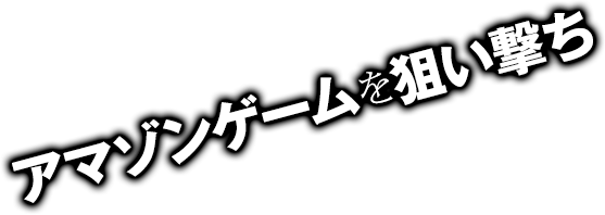 アマゾンゲームを狙い撃ち！