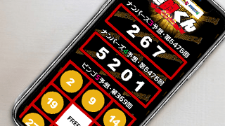 当選数字を確認する