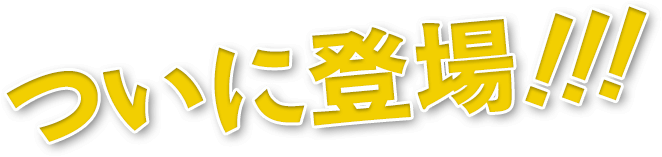 ついに登場!!!
